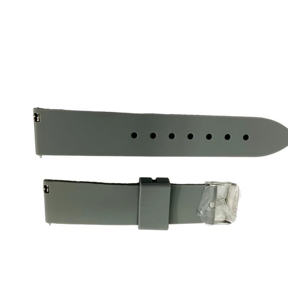 Two MOKO BL GJ Silicone Watch Strap Bands for Samsung Gear S3 Gray & Yellow  New - Picture 5 of 9